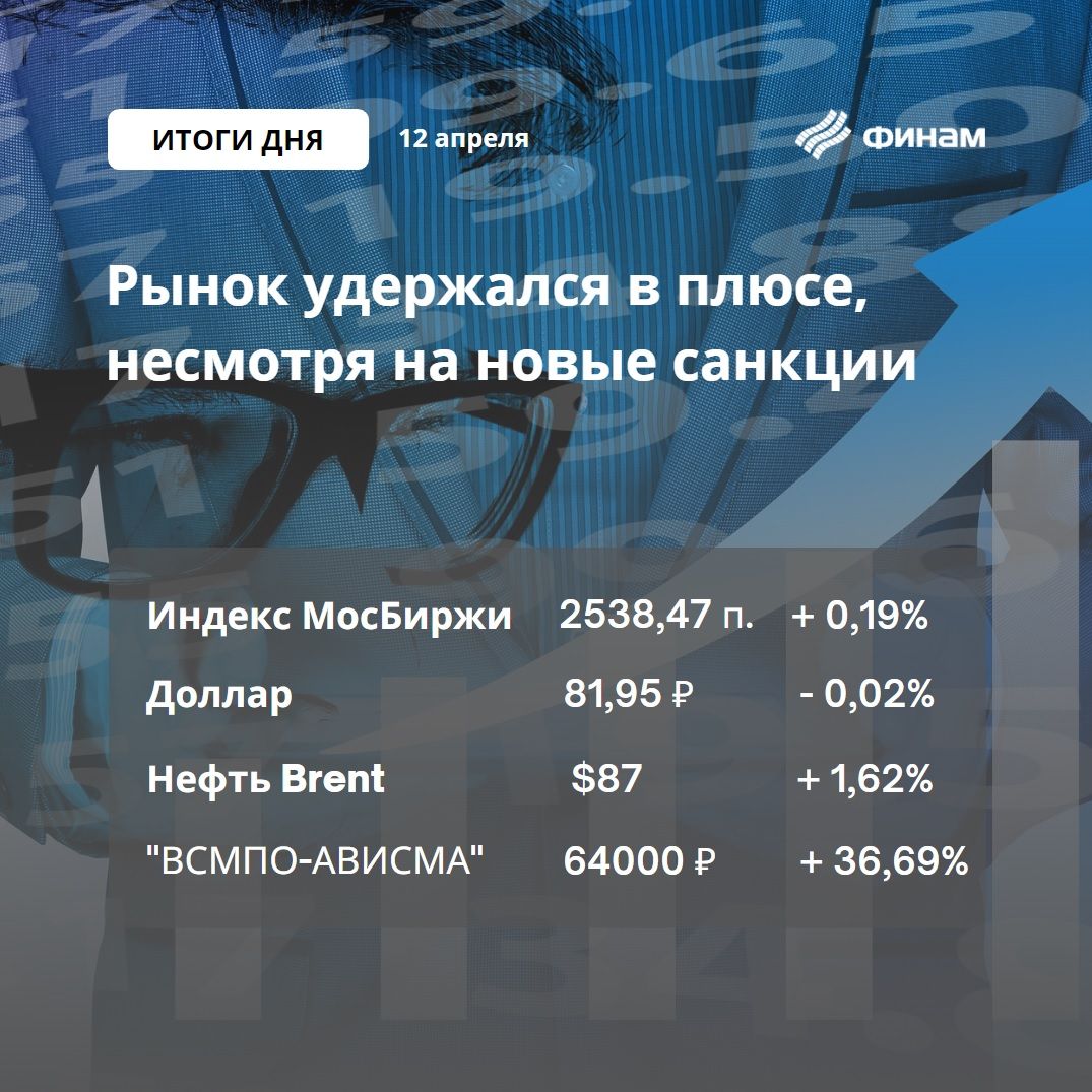 Индекс МосБиржи подбирается к годовым максимумам