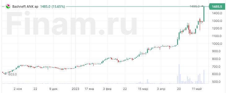 Префы Башнефти подскочили на 14% на дивидендных новостях