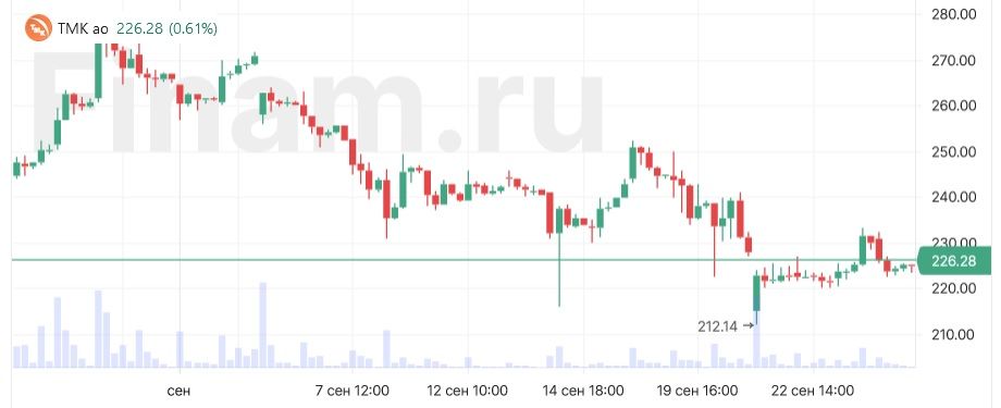 Рынок пытается расти, покупают акции ТМК и Ozon на корпоративных новостях