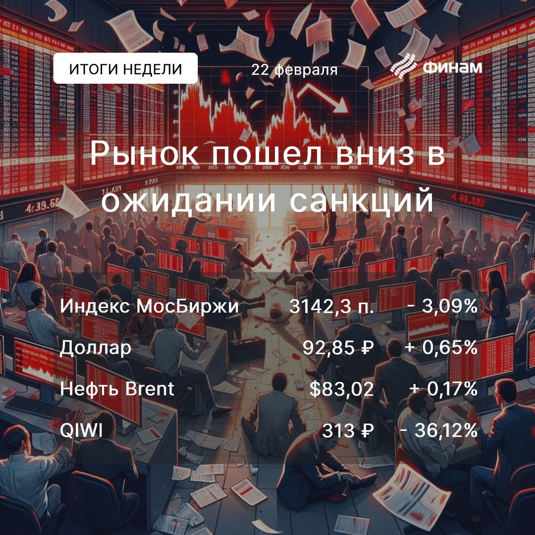 Предстоящие санкции помешали российскому рынку завершить неделю позитивно