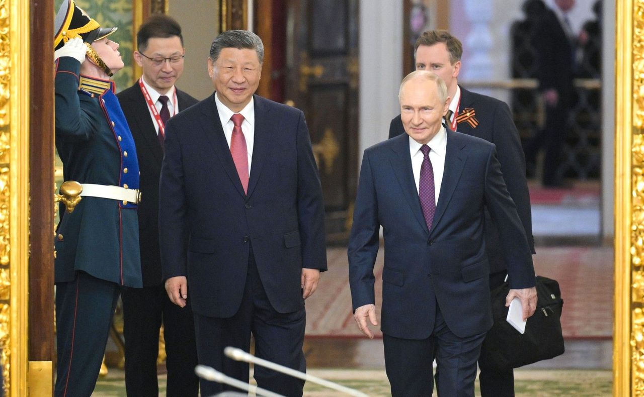 Президент РФ Владимир Путин на переговорах